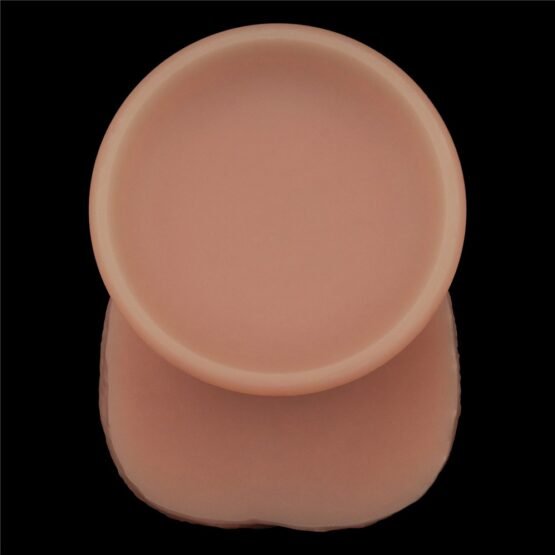 9'' Sliding Skin Pro Dual Layer Silicone Dong - Image 5