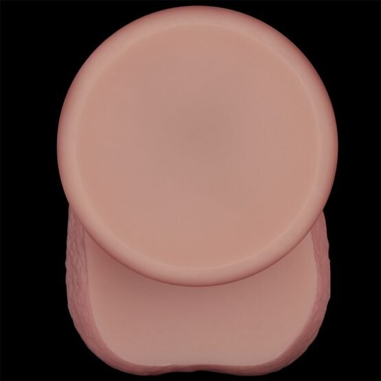 8'' Sliding Skin Pro II Dual Layer Silicone Dong - Image 5
