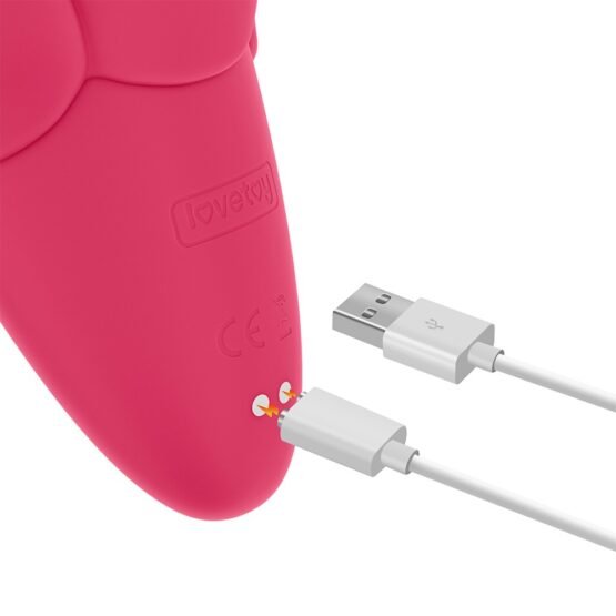 Flicker Rechargeable Vibrator Rose Red - Image 7