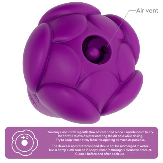 Flicker Rechargeable Vibrator Purple - Image 4