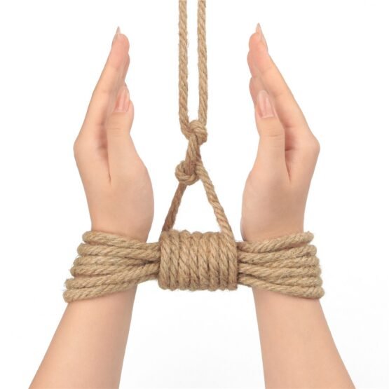 Rebellion Reign Rustic Hemp Bondage Rope - Image 7