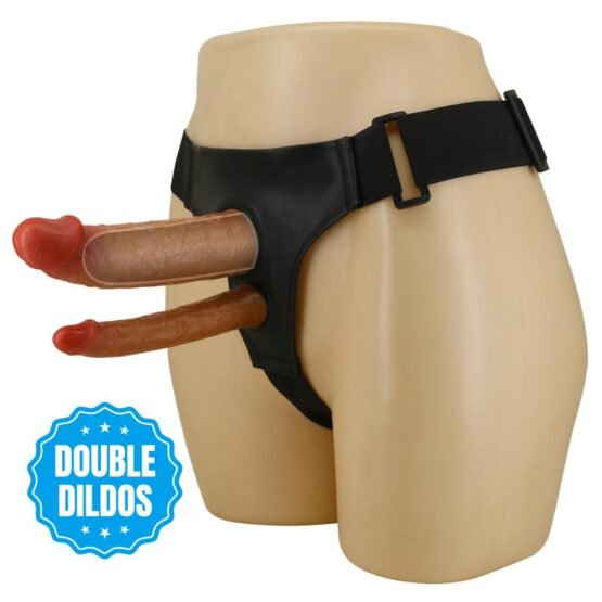 Pretty Love Keaven Harness Briefs with Double Dildos - Image 3