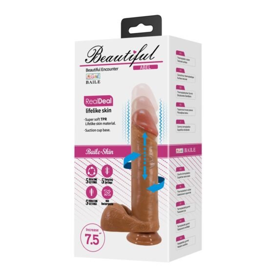 Beautiful Abel 7,5'' Vibrating Dildo