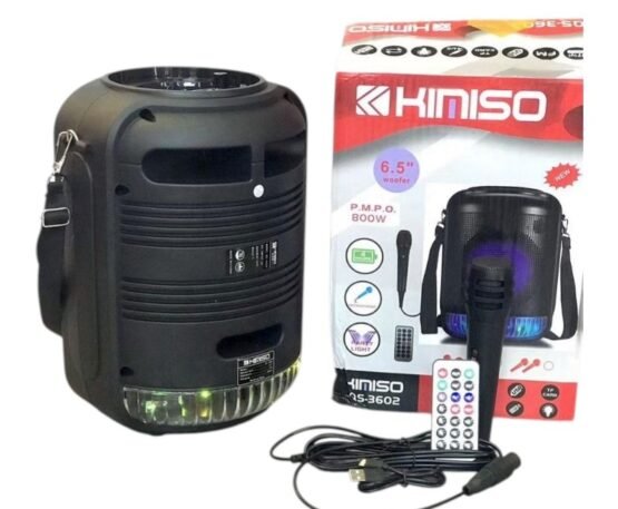 Φορητό ηχείο subwoofer με μικρόφωνο Karaoke - QS-3602 - 813041 - Image 3