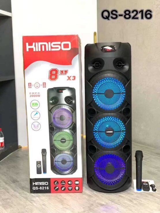 Φορητό ηχείο subwoofer με μικρόφωνο Karaoke - QS-8216 - 813119 - Image 2