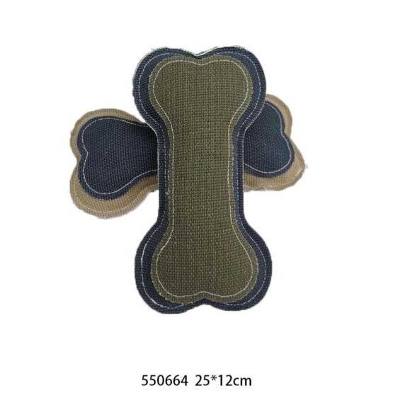 Υφασμάτινο παιχνίδι σκύλου κόκκαλο - 25x12cm - 550664 - Image 2