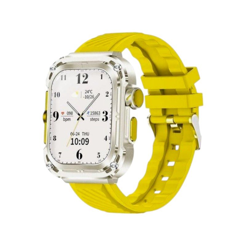 Σετ Smartwatch με 3 λουράκια - Z85 MAX - 065097 - Yellow