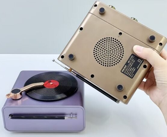 Επαναφορτιζόμενο ραδιόφωνο Retro - M1217BT - 112172 - Purple - Image 3