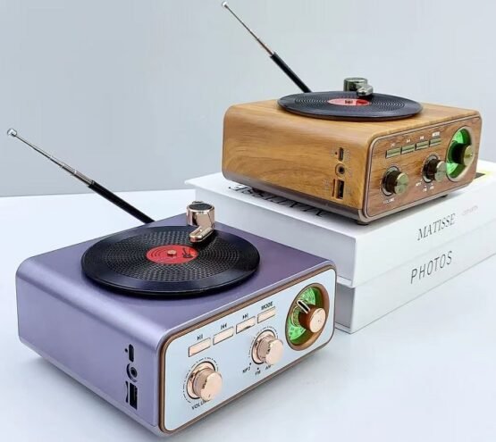 Επαναφορτιζόμενο ραδιόφωνο Retro - M1217BT - 112172 - Purple - Image 4