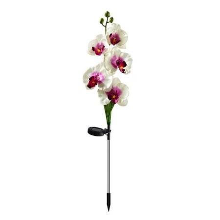 Φωτιζόμενα διακοσμητικά λουλούδια LED με ηλιακό πάνελ - 2pcs - 150388 - Purple