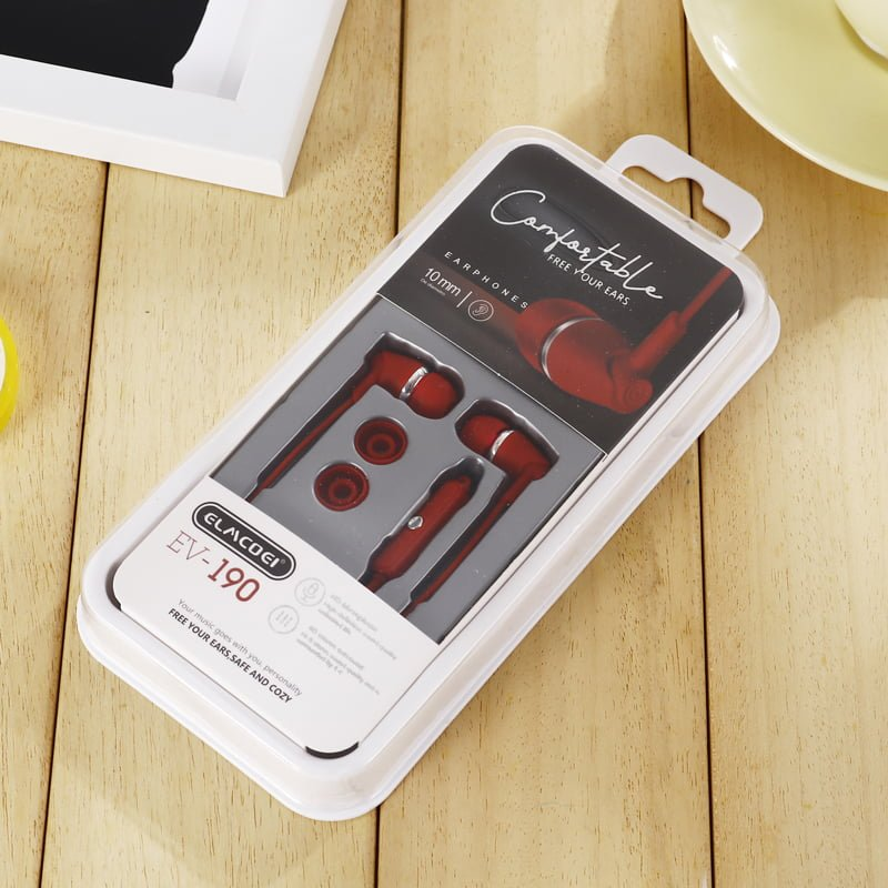 Ενσύρματα ακουστικά - EV-190 - 161908 - Red - Image 2