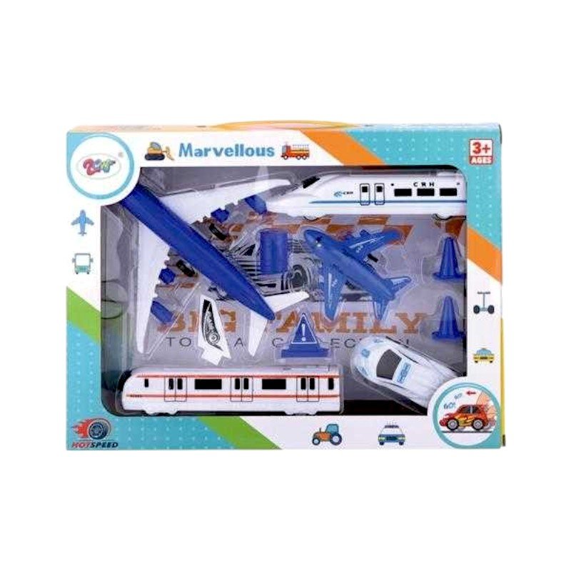 Σετ οχήματα πόλης με αξεσουάρ - ZC361D - 215249