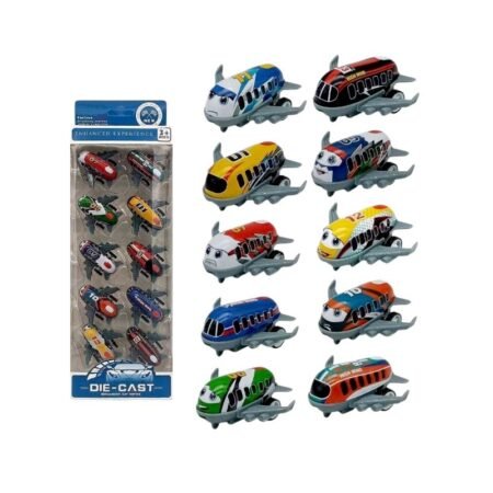 Σετ μεταλλικά αεροπλανάκια - 562A-10 - 215265