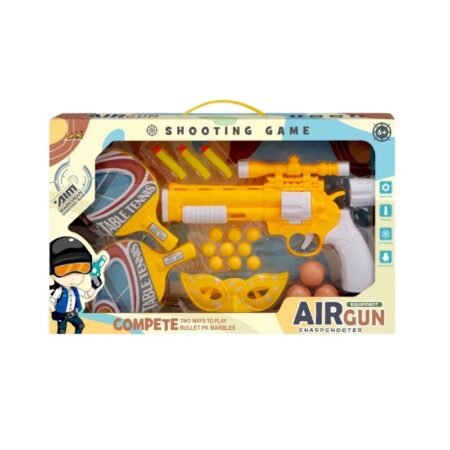 Σετ tennis & όπλο στόχου - Soft Gun - 666D - 215572