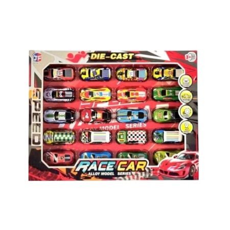Σετ μεταλλικά αυτοκινητάκια - 20pcs - 598-12B - 6.8cm - 215648