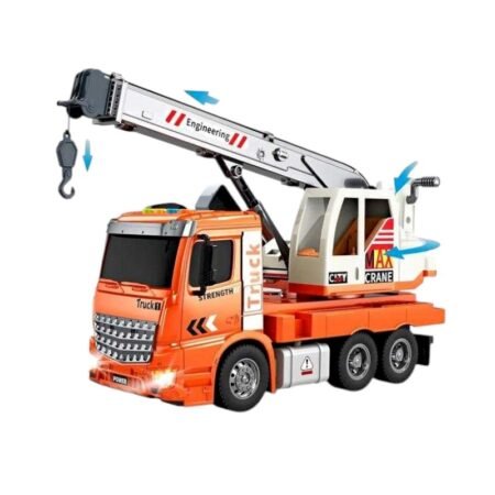 Ηλεκτρονικό όχημα Γερανός με ήχο & φωτισμό - HT9803W - 215669