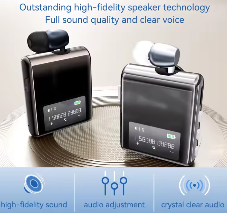 Ασύρματο ακουστικό Bluetooth - K89 - 230625 - Silver - Image 2