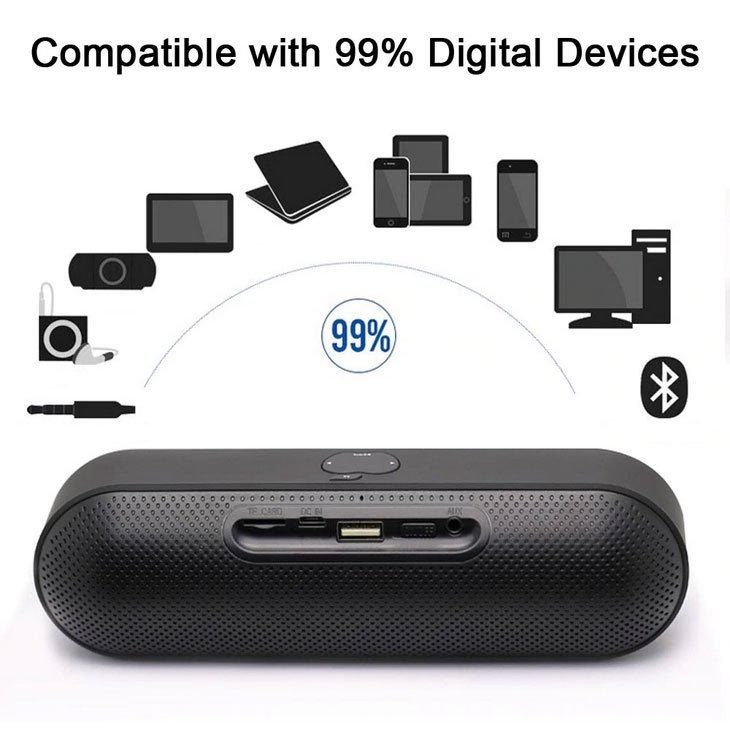 Ασύρματο ηχείο Bluetooth - S812 - 308183 - Black - Image 2