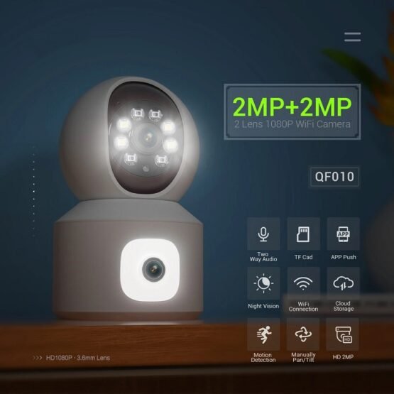 Κάμερα ασφαλείας IP Dual - Security Camera - WiFi - 4MP - 322039 - Image 3