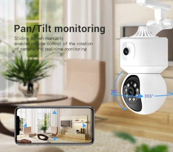 Κάμερα ασφαλείας IP Dual - Security Camera - WiFi - 4MP - 322039 - Image 2