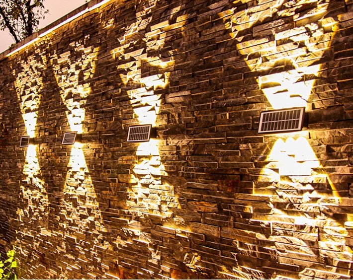 Ηλιακό φωτιστικό τοίχου LED - Warm White - 8lamps - 941419 - Image 2