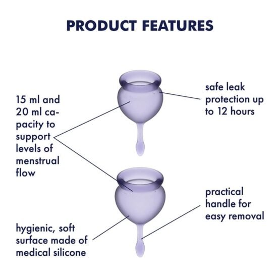 Feel Good Menstrual Cup Lilla - Image 4