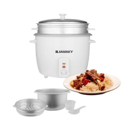 Ηλεκτρικός μάγειρας ρυζιού - Rice Cooker - JMK7501 - White - 501018