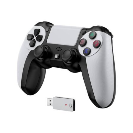Ασύρματο χειριστήριο Gaming για PS4 και PC - CM-048 - 542327 - Black/White