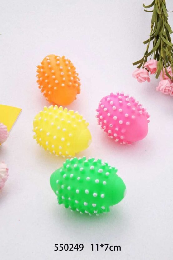 Παιχνίδι σκύλου μπαλάκι μασητικό - 11x7cm - 12pcs - 550249 - Image 2
