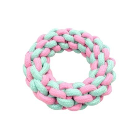 Παιχνίδι σκύλου κρίκος από σχοινί - 16cm - 550589