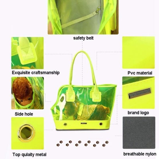 Τσάντα μεταφοράς κατοικιδίου - 1878 - 550932 - Green Fluo - Image 2
