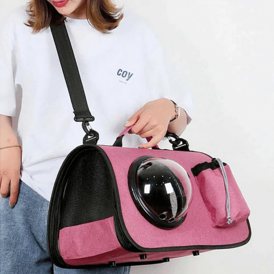 Τσάντα μεταφοράς κατοικιδίου - 915-6 - 550936 - Pink - Image 2