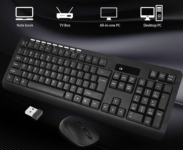 Σετ ασύρματο πληκτρολόγιο & ποντίκι H/Y - 2.4GHz - CMK-329 - 567892 - Image 3