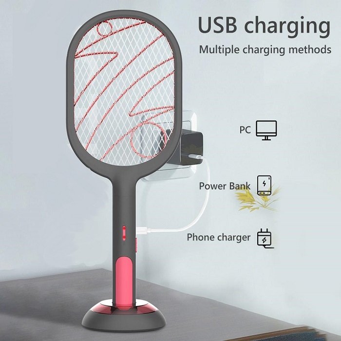 Ηλεκτρική ρακέτα μυγοσκοτώστρα - 8820 - 588203 - Black - Image 2