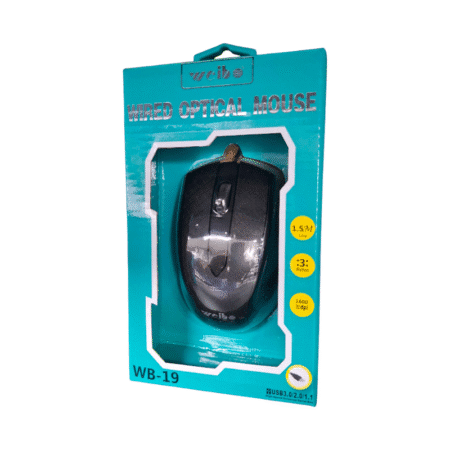 Ενσύρματο ποντίκι Η/Υ - WB19 - Weibo - 651909 - Black