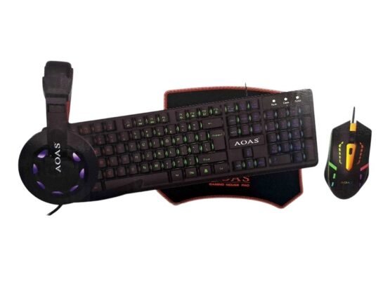 Πλήρες σετ Gaming 4 σε 1 - LED RGB - WB1077 - AOAS - 655181 - Image 3