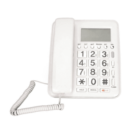 Ενσύρματο σταθερό τηλέφωνο - OHO-933 - 659337 - White