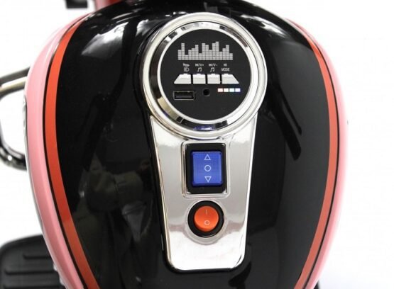 Παιδικό ηλεκτροκίνητο τρίκυκλο scooter με φάρο - BJQ-6388 - 701114 - White/Orange - Image 3