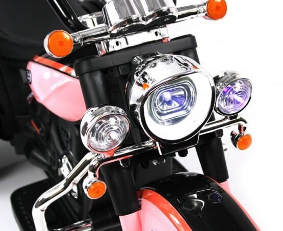 Παιδικό ηλεκτροκίνητο τρίκυκλο scooter με φάρο - BJQ-6388 - 701114 - White/Orange - Image 4