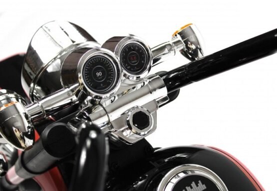 Παιδικό ηλεκτροκίνητο τρίκυκλο scooter με φάρο - BJQ-6388 - 701114 - White/Orange - Image 5