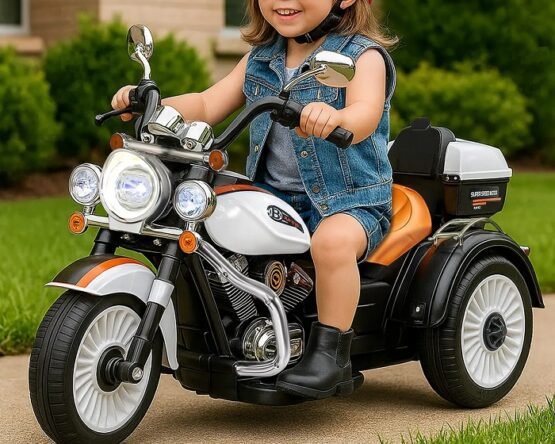 Παιδικό ηλεκτροκίνητο τρίκυκλο scooter με φάρο - BJQ-6388 - 701114 - Pink - Image 4