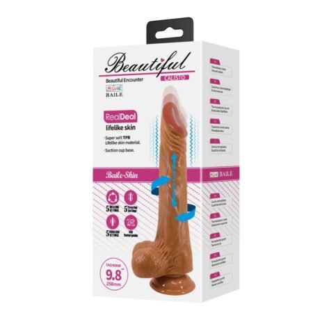 Beautiful Calisto 9,8'' Vibrating Dildo