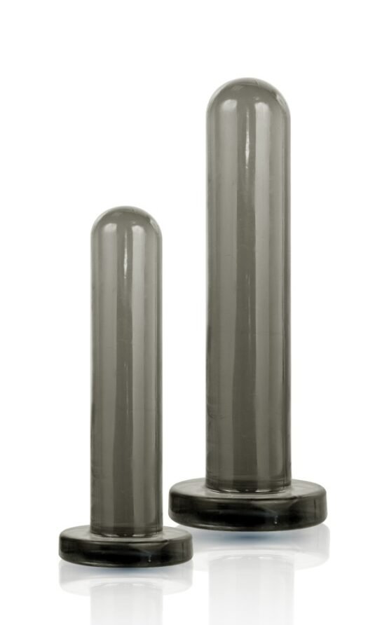 Black Axinite 2 in 1 Anal Plug Kit Set - Image 2