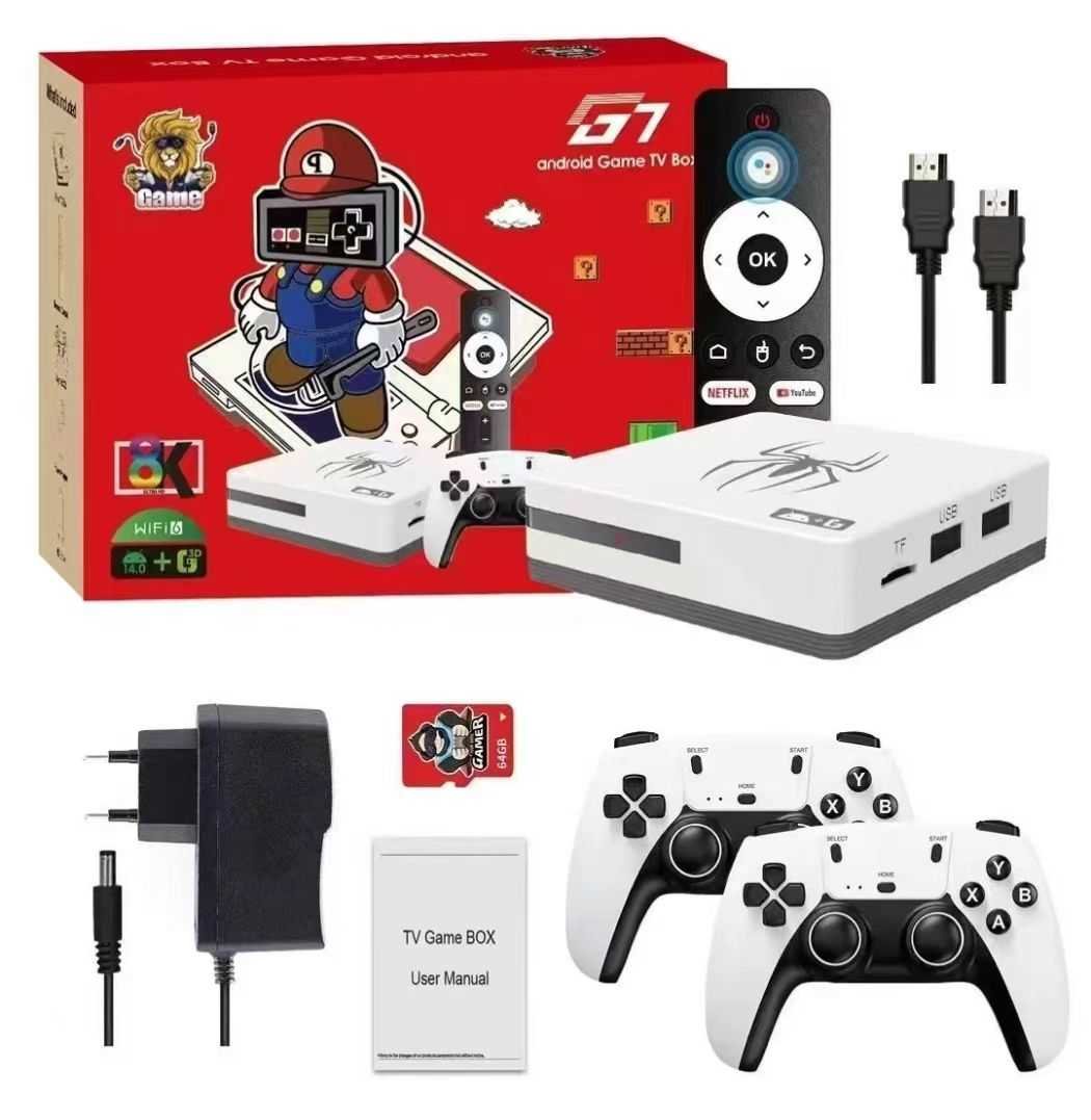 Φορητή κονσόλα παιχνιδιών & Android TV Box με 2 χειριστήρια - G7 - 812952 - Image 2