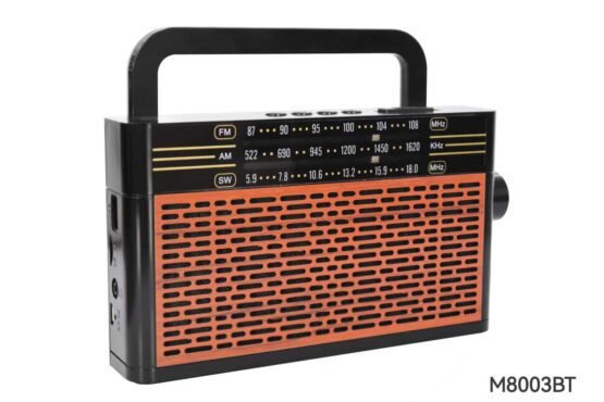 Επαναφορτιζόμενο ραδιόφωνο Retro - M8003BT - 080034 - Image 2