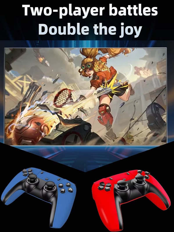 Φορητή κονσόλα παιχνιδιών Stick & Android TV Box με 2 χειριστήρια - G1 - 812938 - Image 2