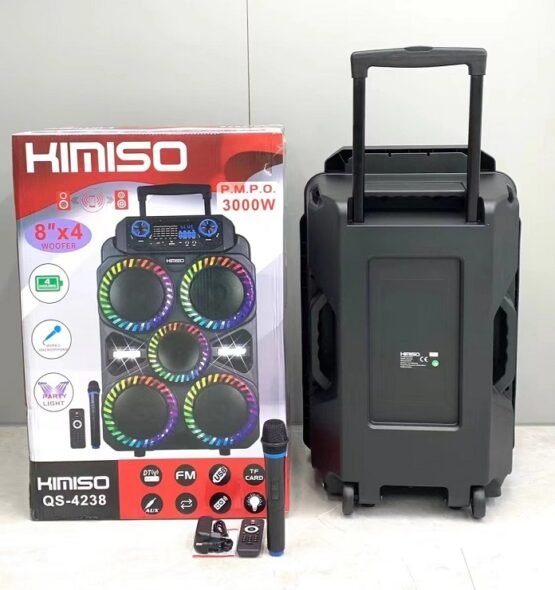 Φορητό ηχείο subwoofer με μικρόφωνο Karaoke - QS-4238 - 813126 - Image 4