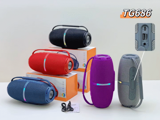 Ασύρματο ηχείο Bluetooth - TG-686 - 813522 - Grey - Image 2