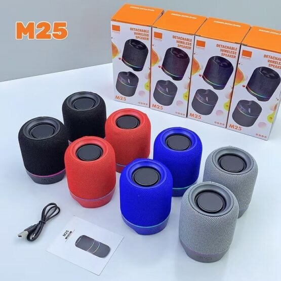 Ασύρματο ηχείο Bluetooth διπλό - M25 - 813638 - Blue - Image 3
