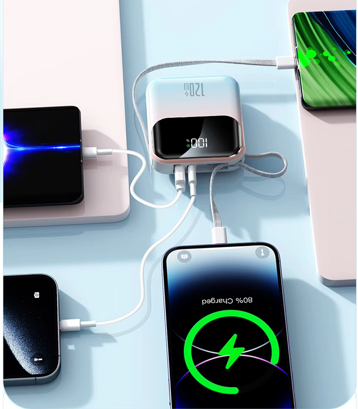 Powerbank Mini - Fast Charge - 10.000mah - DX337 - 813669 - White - Image 2